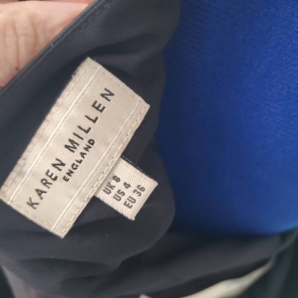 Karen Millen dress black size 4 uk 8 eu 38 - Picture 13 of 15